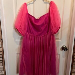 Pink Tulle Dress